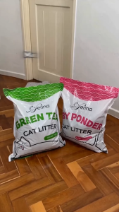 100% Organic Serina Bentonite Cat Litter Quick Clumping Dust Free Cat Litter