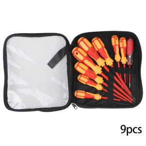 Insulation Electrician Screwdriver Set with Double Bits Multi-Functional Home Repair Hand Tool Kit for DIY and Professional Use
