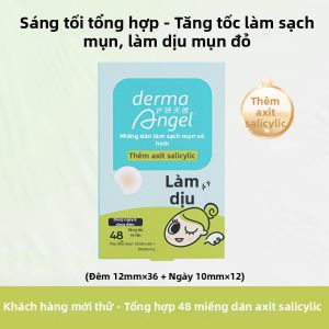 DermaAngel | Miếng Dán Trị Mụn Kiểm Soát Dầu Salicylic Acid Vô Hình Cho Teen