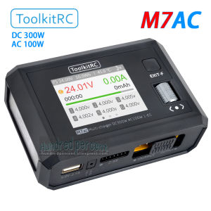 ToolkitRC M7AC Intelligence Charger 2S 3S 4S 5S 6S AC100W DC300W XT60 XT30 Lipo Battery Balance Remote Control Car FPV Fast