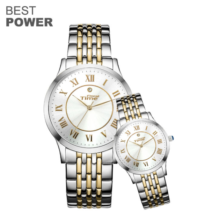 Floral Time watch for men High fashion small diamond dial