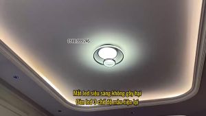 Đèn ốp trần nhiều mẫu hiện đạiđèn led sát trần trang trí phòng khách - phòng ngủ thế hệ mới 3 chế độ màu siêu sáng