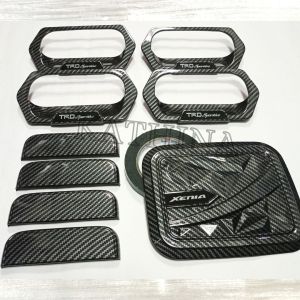 Paket Outer Handle Tank Cover Bensin Mobil Xenia Lama TRD Carbon