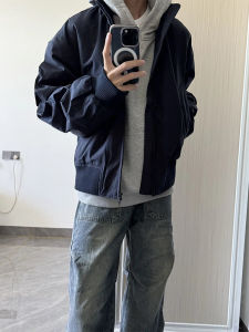 LIUBU | Navy American Style Flight Jacket