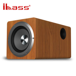 Ibass Active Subwoofer Speaker SonicWall Multimedia TV Living Room Sound System 6.5 Inch Wireless ChargingWooden BodyChina