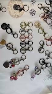 5/10/20/40Pcs Lobster Claw Clasp Keychain Key Ring Loop Key Chain Holders with Flat Split Ring for Keys Bags DIY Crafts Gift