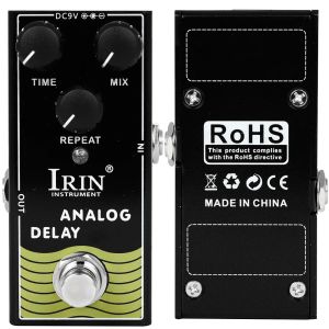 IRIN | IRIN RF-10 Analog Delay Pedal Cho Đàn Guitar Điện Tiếng Ồn Thấp True Bypass Hiệu Ứng Kim Loại Dòng Delay Phụ Kiện Guitar