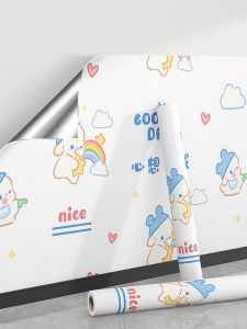 Self-Adhesive Waterproof Wall Paper for Bedroom Home Decorations Strong Adhesive Sticker Wall Renovation Paper PVC Material