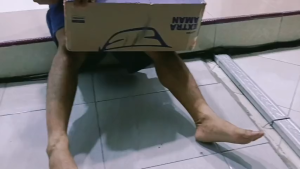 READY YuYi Lampu jalan Dinding Solar Tenaga surya Sensor Gerak Waterproof 100LED Cool White -SL-F100