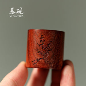 มุกย่านทำมือ อุปกรณ์ชงชาเซรามิก ชั้นวางฝาหม้อไม้ พิมพ์ลายดอกไม้ สไตล์ชาติ ผลิตภัณฑ์สำหรับชงชา