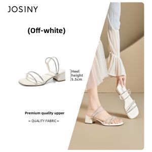 Josiny | Comfortable Summer Dress French Style Open Toe Stiletto