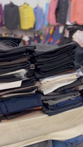 กางเกงสแล็คผู้ชาย ผ้ายืด ผ้าไม่ยืด ขากระบอกเล็ก พร้อมส่ง