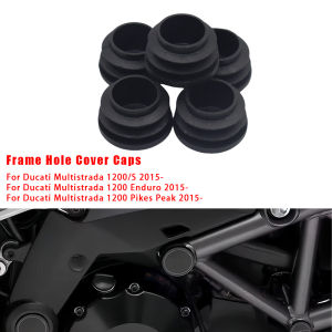 Frame End Caps For Ducati Multistrada 1200 S Enduro Pikes Peak 2015- Motorcycle Accessories Hole Filling Decorative Plugs