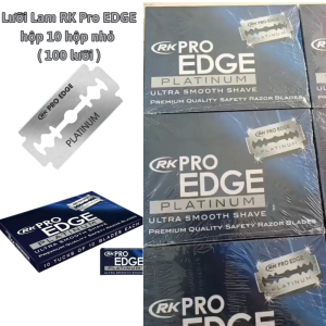 Lưỡi Lam RK Pro EDGE PLATINUM hộp 10 hộp nhỏ ( 100 lưỡi ) Hàng Chính Hãng Công Ty .