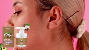 Coconut Hair Removal Cream for Women and Men Lip and Chin Hair Mild Non Irritating Painless Hair Remover Growth Inhibitor 100g