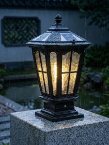 VINCAN | Solar & Electric Gate Post Light