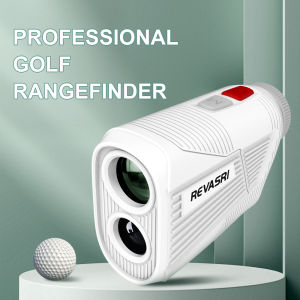 REVASRI New 1300 Yards Professional Golf Rangefinder with Flag Lock Vibration 6X Magnification Magnetic Portability for Golfers