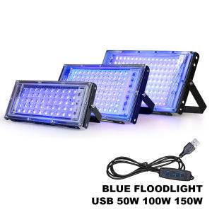 365nm LED UV Lamp Ultraviolet Light Flood 50/100/150W USB Plug DC5V Outdoor Floodlight LED Spotlights Waterproof  Party Lighting