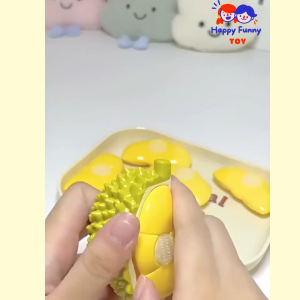 TOY 😊พร้อมส่ง💯 ทุเรียนของเล่น ทุเรียนปอกเปลือกได้ ของเล่นตัดทุเรียน ผักผลไม้ตัด ชุดของเล่น ของเล่นเด็ก