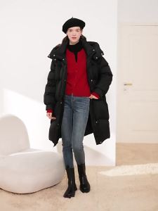 SEIFINI | Stylish Lightweight Long Down Jacket for Petite