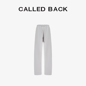CALLED BACK | Cord Drawstring Pink Lazy Style Trousers