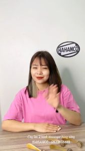 Cây lăn 2 bánh Massage bằng sừng - lăn mặt giúp làm đẹp da & không bị tĩnh điện- MH888