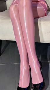 Ready Stock MY Shiny Oil Glossy Stockings Women Smooth Pantyhose High Waist Silky Sheer Tights For Party Evening Dress**