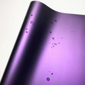 Phim Dán Xe Hơi PET Ultra Matte Ghost Black/Purple Metallic Chất Liệu Vinyl Tự Dính Dễ Bóc Tự Làm Decal Xe Máy Đổi Màu PVC