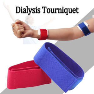 Dialysis Tourniquet Elastic Hemostatic Bandage Trauma First Aid Portable Blood Sucking Pad Stationary Tool Outdoor