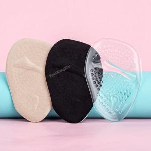 Silicone Half Insoles gel Women Forefoot Pads Plantar Fasciitis Relief Comfortable Foot Pads Shock Absorption Shoe Pad foot care