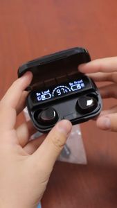 M10 in-ear Bluetooth headphone wireless earbuds TWS HIFI stereo headset LED digital display 3500mAh