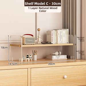 High-end Luxury Desk Organizer Multi-layer Shelf