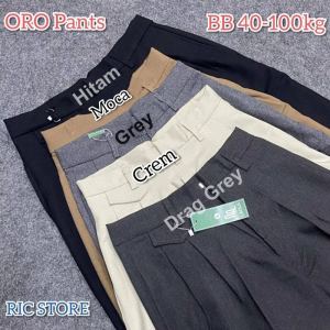 Celana ORO Pants bahan Semi woll Premium / celana wanita kerja kantor Anti lusut