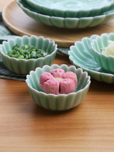 Rongqiao Qingci 3.5 Inch Seasoning Bowl Pickled Vegetable Dish Sauce Bowl Home Use Seasoning Plate Soy Sauce Bowl Small Dish