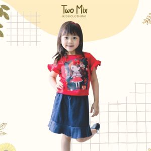 Setelan Anak Perempuan Digital Printing 1-8 Tahun 4246