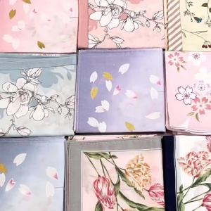 Subtle and Elegant Large Cotton Handkerchief