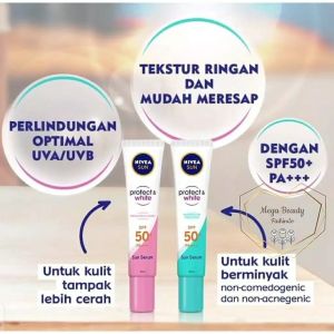 NIVEA Sun Face Protection Serum Spf 50+ Pa +++ - Oil Control&Instant Aura 30 ml | Sunscreen Wajah