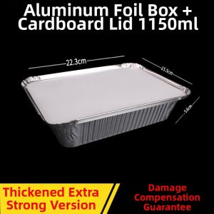 ZHENTAIYUAN | Rectangular Disposable Aluminum Foil Bowl With Lid
