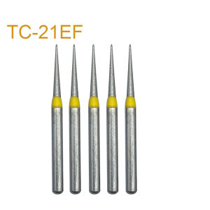 5 Cái Mũi Khoan Nha Khoa Hình Nón Dòng TC Dành Cho Tay Khoan Tốc Độ Cao Làm Bằng Thép Không Gỉ & Phủ Kim Cương Vật Tư Nha Khoa Cho Kỹ Thuật Viên Nha Khoa.