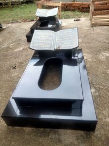BATU NISAN KIJING MAKAM ANAK GRANIT FULL SET UKURAN 40X60 CM