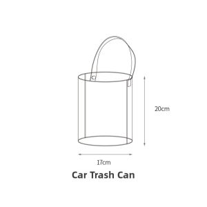 FaSoLa | Foldable Car Trash Bin