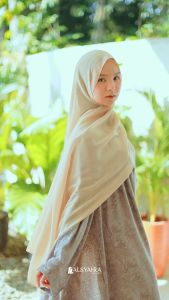 Alsyahra Exclusive Abaya & Gamis Syari: Haya LUXE 2 Style Embossed Batik Dress