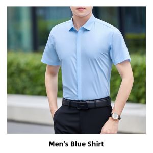 STARMAGNOLIA | Light-gray Short-sleeve Shirt for Women Anti-exposure Business Style