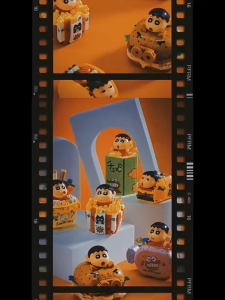 (Ready Stock) Shin-Chan Delicious Snacks Series Connection Blocks Building Blocks 贝乐迪蜡笔小新点心系列颗粒积木