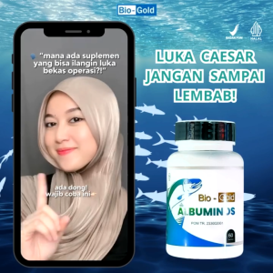Kapsul Albuminos Ekstrak Ikan Gabus Kutuk Untuk Penyembuhan Luka Operasi & Caesar Halal BPOM