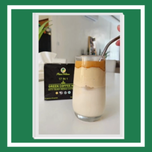 PURE NATURE 3 Boxes GREEN COFFEE MIX 17 IN 1 FREE 3 SACHETS