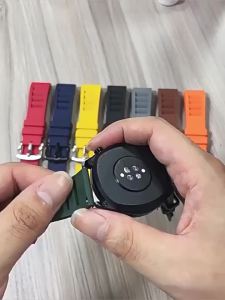 Dây Đeo Đồng Hồ Bằng Cao Su Fluororubber Tháo Nhanh Cho Casio PRG-600YB PRW-6600 PRG-650 Dây Đeo Silicon 24mm Có Giao Diện Khóa Chốt
