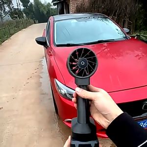 Electric Blower Super Powerful Turbine Blower Industrial Small Car Ash Blower Household Snow Blower Dust Collector Handheld Car Blower Multi-function Cleaning Blower (No Battery)