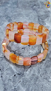 Sardonyx Agate Shou Pai Bracelet