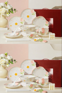 mornenjoy | Wedding Gift Underglaze Color Dinnerware Set